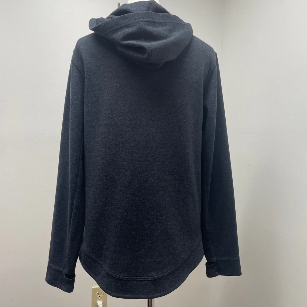 Women's Asymmetrical Zip Gray Jacket - Picture 6 of 16